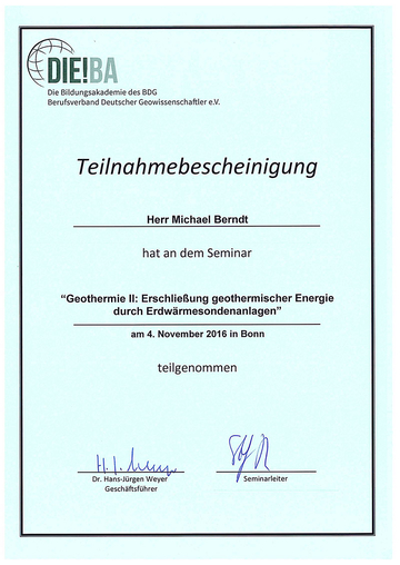 Michael Berndt: Geothermie II